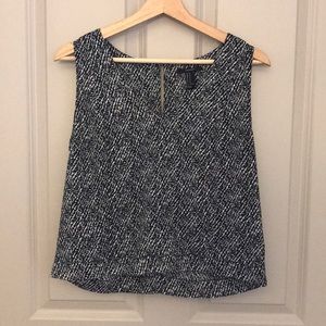 Forever 21 black and white blouse